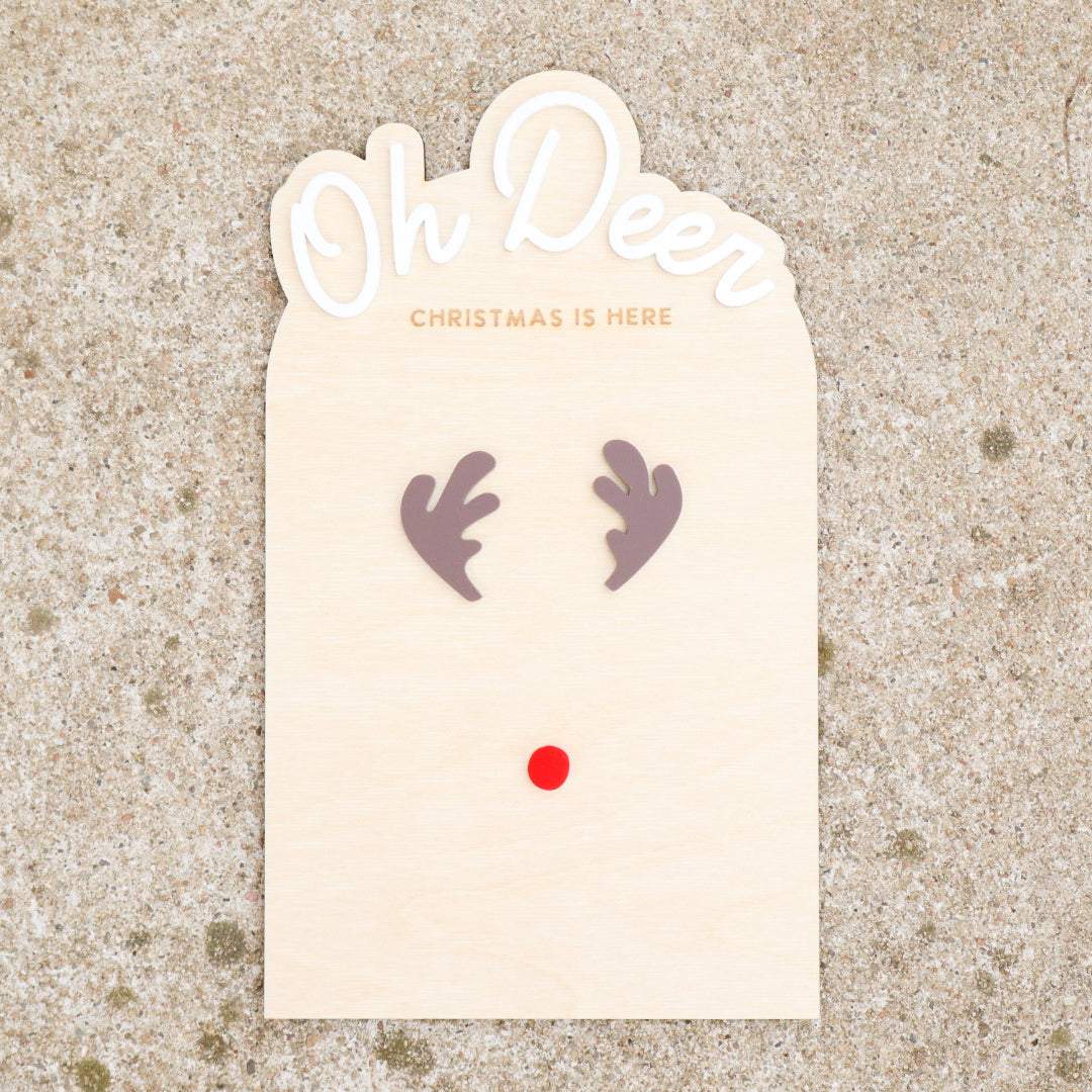 DIY oh deer footprint