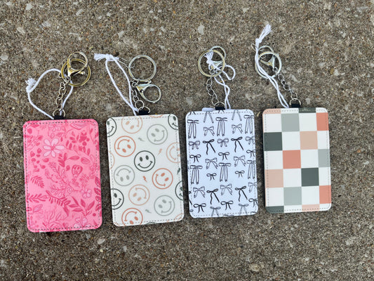 keychain card holder