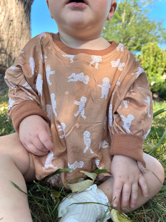 mummy bamboo romper